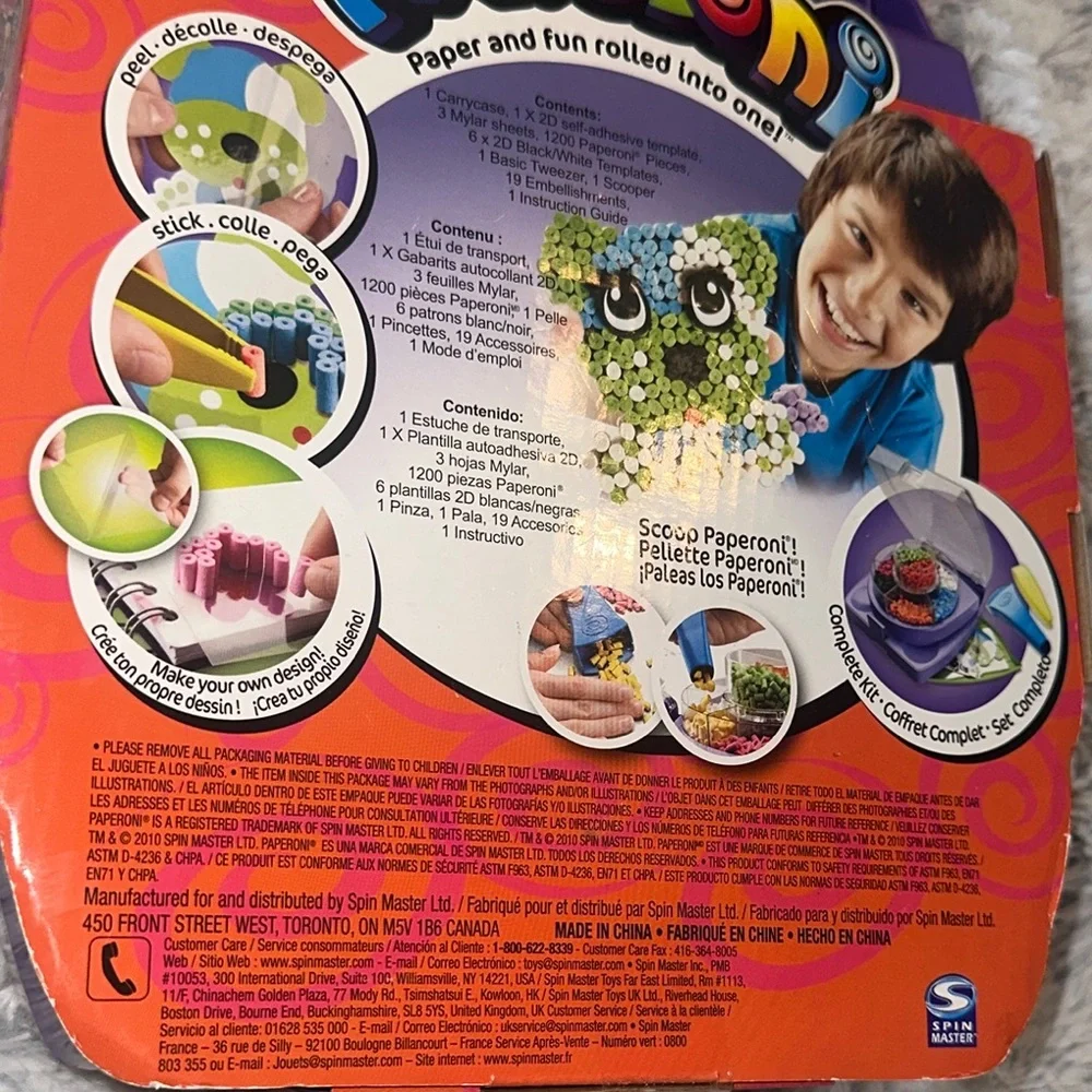 PAPERONI Deluxe Studio Building Set Craft Magic Movin’ Pets Refill Carrying Case
